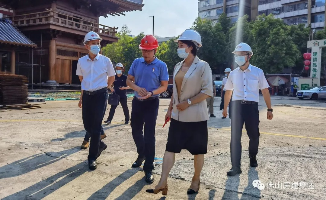 區(qū)委書記、區(qū)長嚴(yán)冰親臨現(xiàn)場督導(dǎo)——仁壽寺項(xiàng)目再度復(fù)工