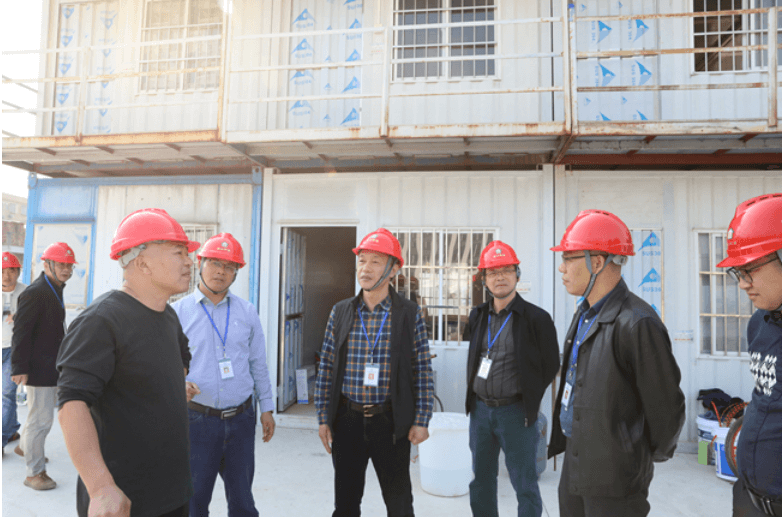 公司領導深入施工現(xiàn)場開展節(jié)后復工復產(chǎn)巡查
