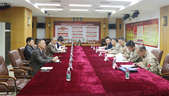 軍企攜手心相連，共筑時(shí)代新家園 ——禪城區(qū)人武部一行走訪(fǎng)佛山房建集團(tuán)